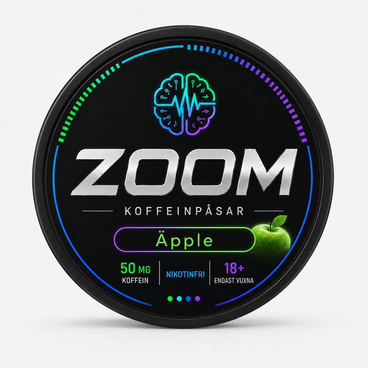 Zoom Energy koffeinpåsar smak Äpple