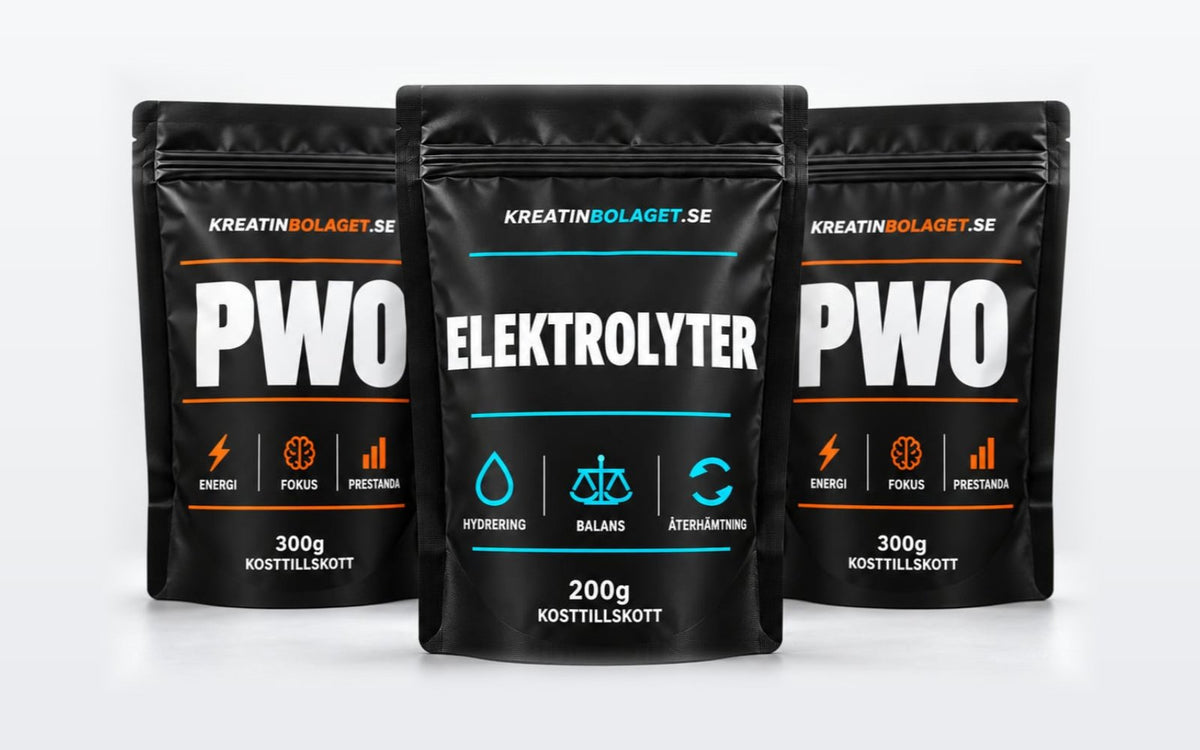 Training Stack: 2 × PWO och Elektrolyter