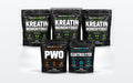 Ultimate Stack: 3 × Kreatin 500 g, PWO och Elektrolyter